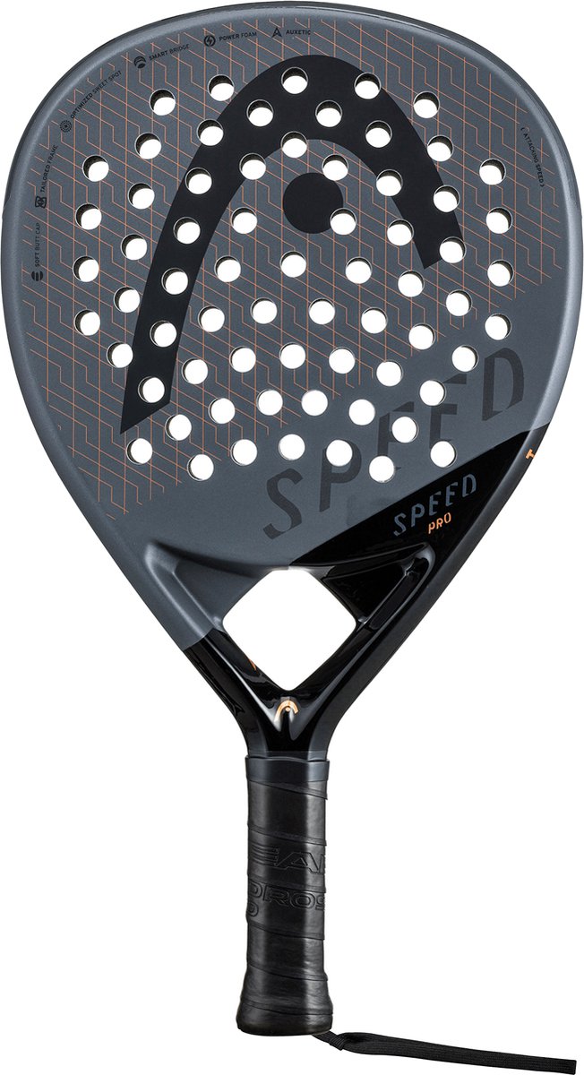 Head Speed Pro (Druppel) - 2023 Padel racket - Zwart/Grijs
