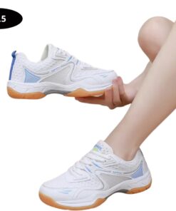 Bovista Tennisschoenen - Heren - Dames - Tenniskleding - Indoor - Outdoor - Beige & Blauw - Maat 40.5