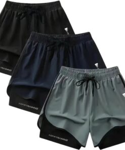Bovista Tennisbroek Heren - Tennisshort - Tenniskleding - Padelbroek - Padel - Gym - Short - 3 Pcs - Gemengd - L