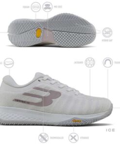 Bullpadel Vertex Vibram W 26i Dames Padelschoen Kleur: Wit,Maat: 37