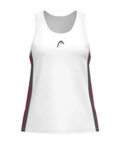Tanktop HEAD Women Club 25 Tech Red White-XL