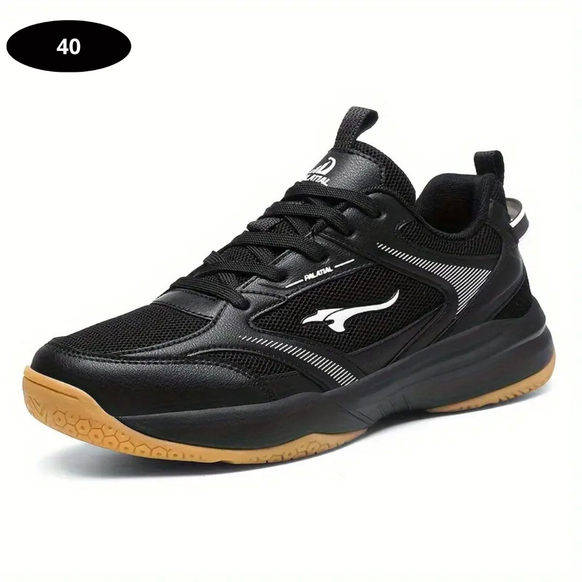Livano Tennisschoenen - Heren - Dames - Tenniskleding - Indoor - Outdoor - Zwart - Maat 40
