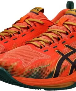 ASICS Sonicsmash FF - Indoor Sportschoen - Energy Orange/Dark Aubergine - Maat 42