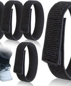 Broek Klemmen - Pants Clips - Sport Activiteiten - Elastisch Nylon - 4 Stuks - Zwart