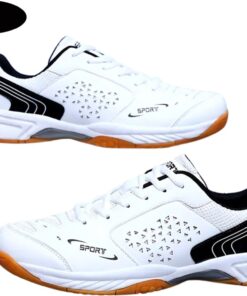 Livano Tennisschoenen - Heren - Dames - Tenniskleding - Indoor - Outdoor - Wit & Zwart - Maat 39