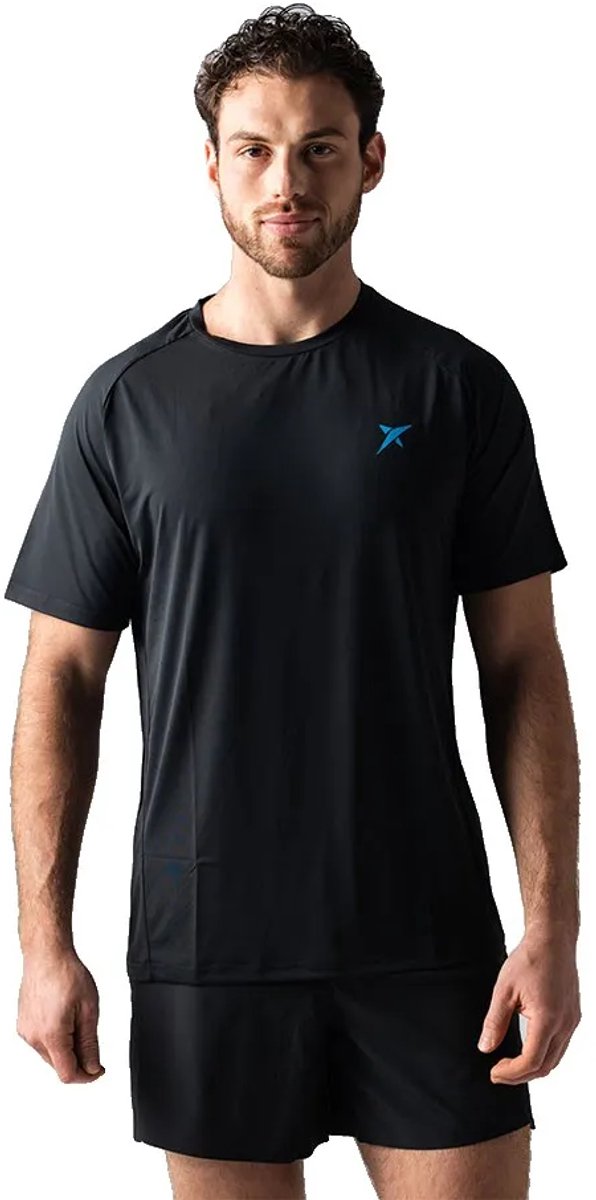 Drop Shot Campa Performance T-shirt Met Korte Mouwen Zwart S Man