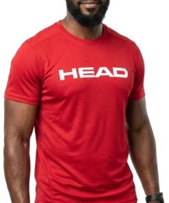 Tennisshirt HEAD Men Club Original Tee Red-XL